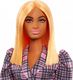 Lalka Barbie Mattel Fashionistas Modna przyjaciółka - Sukienka w kratę (FBR37/GRB53) 2
