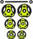 inSPORTline ‎Hantel bitumiczny 1 x 18 kg 2