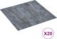 vidaXL Samoprzylepne panele podłogowe, 20 szt., PVC, 1,86 m, szare 1