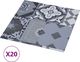 vidaXL Samoprzylepne panele podłogowe, 20 szt., PVC, 1,86 m, kolorowe 1