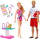 Lalka Barbie Mattel Kariera - Barbie pływaczka i Ken Ratownik (GHK23 + FXP01) 1