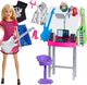Lalka Barbie Mattel Kariera - Gwiazda rocka + zestaw mebelków Kompozytorka (GJL67 + GDJ34) 1