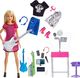 Lalka Barbie Mattel Kariera - Gwiazda rocka + zestaw mebelków Kompozytorka (GJL67 + GDJ34) 2