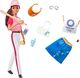 Lalka Barbie Mattel Tokyo 2020 - Softball + zestaw ubranek (GJG35/GJL77) 1
