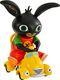 Figurka Golden Bear Królik Bing Figurka w żółtej taksówce samochód 18 cm 3