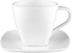 Florina Porcelanowy komplet do kawy filiżanki + imbryk + dzbanek do mleka + cukiernica Florina Arcadia 15 elementów 2
