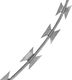vidaXL BTO-22 Drut Concertina zasieki ze spinaczami NATO 150 m 4
