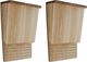 vidaXL Budka dla nietoperza domek x2 22 x 12 x 34 cm 1