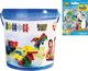ClicsToys Klocki Konstrukcyjne Clics Wiaderko 8 W 1+ Gratis Pingwiny 1