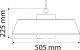 Neo Promiennik sufitowy 2000W, aluminiowy, z pilotem, włącznik, element grzejny halogen lamp (90-038) 1
