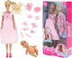 NoboKids Lalka w Ciąży Zestaw Mama Bobas Akcesoria - Pink 1