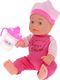 NoboKids Lalka Laleczka Bobas Śpioszki 30 cm - malinowa 3