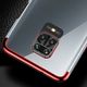 Hurtel Clear Color case żelowy pokrowiec etui z metaliczną ramką Motorola Moto G9 Play czarny 6