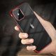 Hurtel Clear Color case żelowy pokrowiec etui z metaliczną ramką Samsung Galaxy A32 niebieski 7