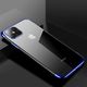 Hurtel Clear Color case żelowy pokrowiec etui z metaliczną ramką Samsung Galaxy A32 niebieski 8