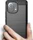 Hurtel Carbon Case elastyczne etui pokrowiec Xiaomi Mi 11 niebieski 5