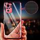 Hurtel Clear Color case żelowy pokrowiec etui z metaliczną ramką Xiaomi Redmi Note 10 / Redmi Note 10S czarny 5