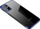 Hurtel Clear Color case żelowy pokrowiec etui z metaliczną ramką Samsung Galaxy A72 4G niebieski 1