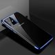 Hurtel Clear Color case żelowy pokrowiec etui z metaliczną ramką Samsung Galaxy A72 4G niebieski 2