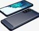 Hurtel Carbon Case elastyczne etui pokrowiec Samsung Galaxy S21 FE niebieski 3
