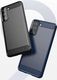 Hurtel Carbon Case elastyczne etui pokrowiec Samsung Galaxy S21 FE niebieski 5