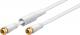 Kabel Goobay Antenowy (F) 7.5m biały (67297) 1