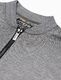 Ombre Bluza męska rozpinana z dzianiny strukturalnej B1214 - czarna M 4