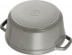 STAUB Garnek żeliwny okrągły 40500-246-0 3 8 l grafitowy 2