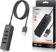 HUB USB Real-El 4x USB-A 2.0 1