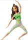 Lalka Barbie Mattel Made to Move - Kwiecista gimnastyczka, zielony strój (FTG80/GXF05) 2