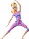 Lalka Barbie Mattel Made to Move - Kwiecista gimnastyczka, różowy strój (FTG80/GXF04) 2