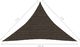 vidaXL Żagiel przeciwsłoneczny, 160 g/m, brązowy, 4x4x5,8 m, HDPE 5