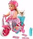 Mattel LALKA LITTLE MOMMY NA ROWERKU 3
