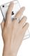 Partner Tele.com Uchwyt na palec Mercury Ring czarno srebrny 2