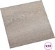 vidaXL Samoprzylepne panele podłogowe, 20 szt., PVC, 1,86 m, taupe 1