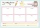 Pusheen Planner tygodniowy z kolekcji Foodie 1