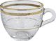 Combi dla Witeks Zestaw 2 filiżanek do espresso 60 ml + spodki Dolce Vita Gold 2