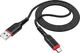 Kabel USB Hoco USB-A - microUSB 1 m Czarno-czerwony (6931474744890) 2