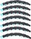 HMS Hhp006 Black-blue Hula Hop Masujący Z Magnesami 98cm Hms 2