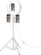 Lampa pierścieniowa Remax LED RING Stream podłogowa na 3 urządzenia CK-01 biała 1