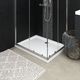 Brodzik vidaXL prostokątny 100 cm x 80 cm (148903) 1