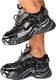 Scaviola Stylowe sneakersy damskie - SCAVIOLA B-206 CZARNE 39 12