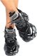 Scaviola Stylowe sneakersy damskie - SCAVIOLA B-206 CZARNE 39 13