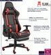 Fotel Elior Epic Gamer czerwony 1
