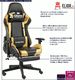 Fotel Elior Divinity złoty 1