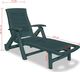 Elior Zielony leżak ogrodowy z oparciem - Nerja 5