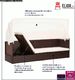 Elior Brązowa sofa ogrodowa z zadaszeniem - Triana 1