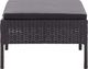 Elior Zestaw czarnych mebli ogrodowych - Shannon 2X 11