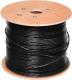 NetRack kabel instalacyjny skrętka, kat 5e FTP, drut,CU, 305m czarny, ZEWNĘTRZNY (250-07) 2