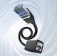 Ugreen Kabel sieciowy UGREEN NW192 przedłużacz Ethernet RJ45, Cat. 8, S/FTP, 1m (czarny) 2